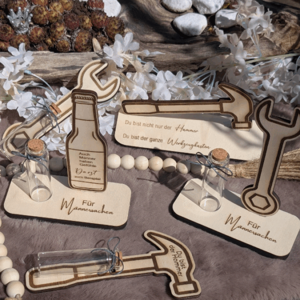 3mm und 4mm SVG Männersachen Geschenkidee für Männer Geschenk Vatertag Opa Mann SVG Laserdatei Laserfile Lasercut Männergeschenk Mann Vater – Bild 31