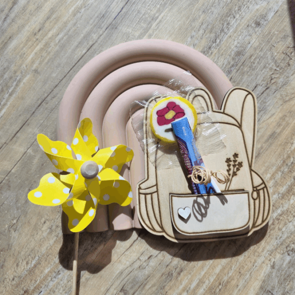 SVG Laserdatei Schulkind Einschulung Rucksack Schulranzen zum befüllen Gescheinkidee Junge Mädchen 3mm und 4mm SVG Datei – Bild 11