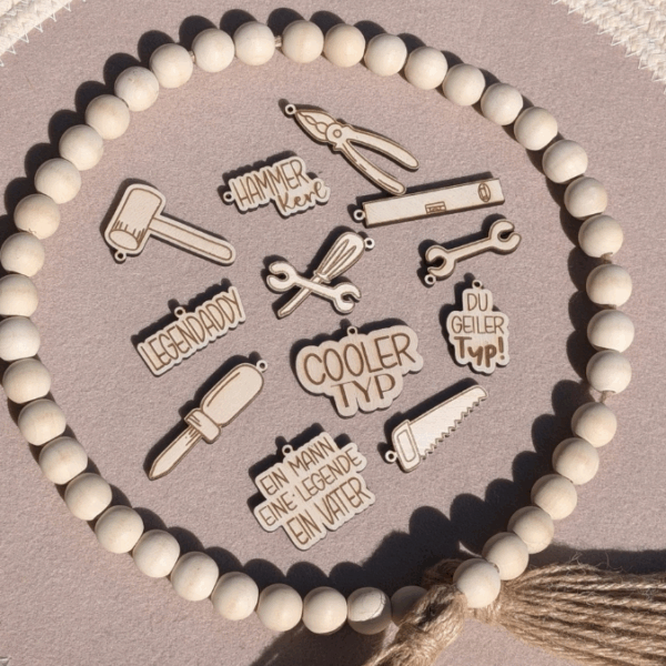 SVG Laserdatei Geschenkanhänger Männer Mann Papa Vatertag Werkzeug Etiketten Tags SVG-Datei – Bild 10