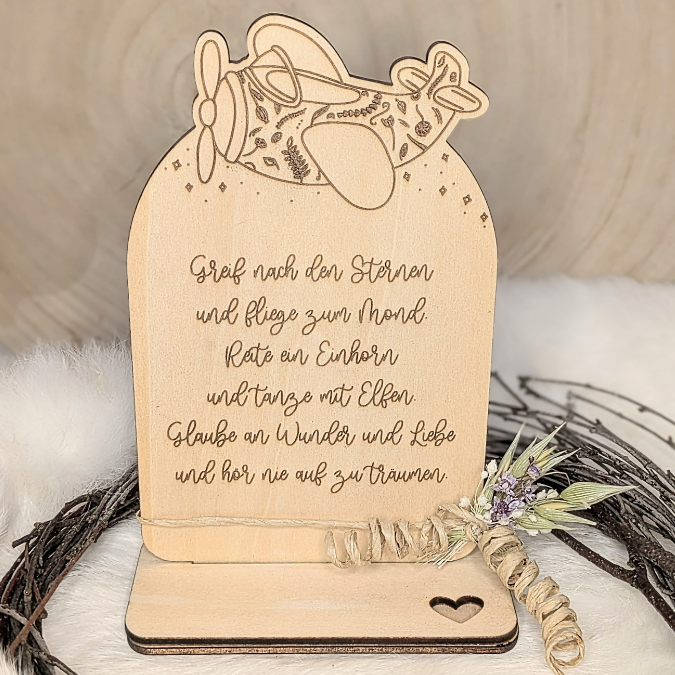 SVG Laserdatei Holzscheibe Wimpel und Aufsteller Motivation für Kinder Kinderzimmerdeko 3mm und 4mm Holz SVG Datei Träume Affirmation Kids – Bild 10