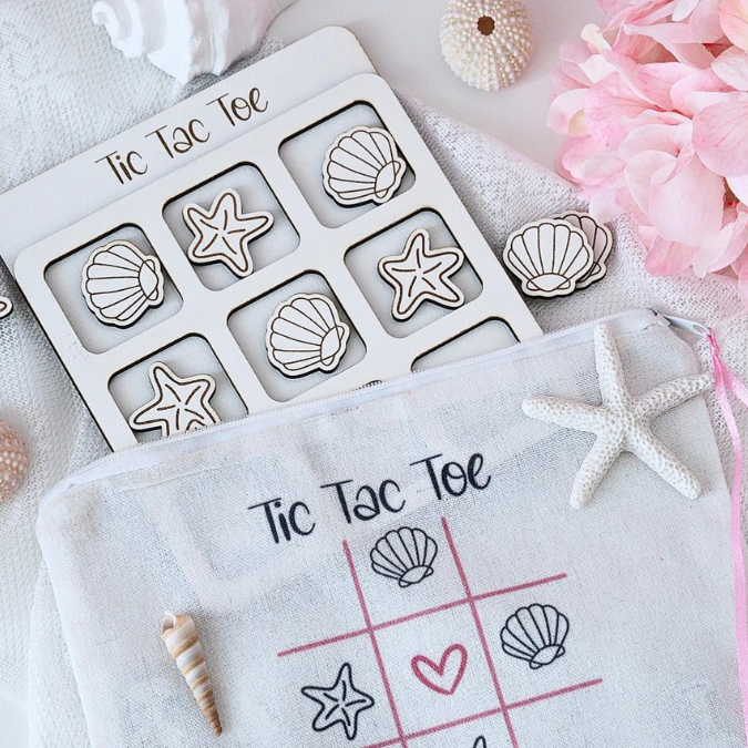 SVG Laserdatei Tic Tac Toe Spiel Urlaub Autobeschäftigung Sommerspiel Mitbringsel Zeitvertreib Kinder SVG-Datei – Bild 20