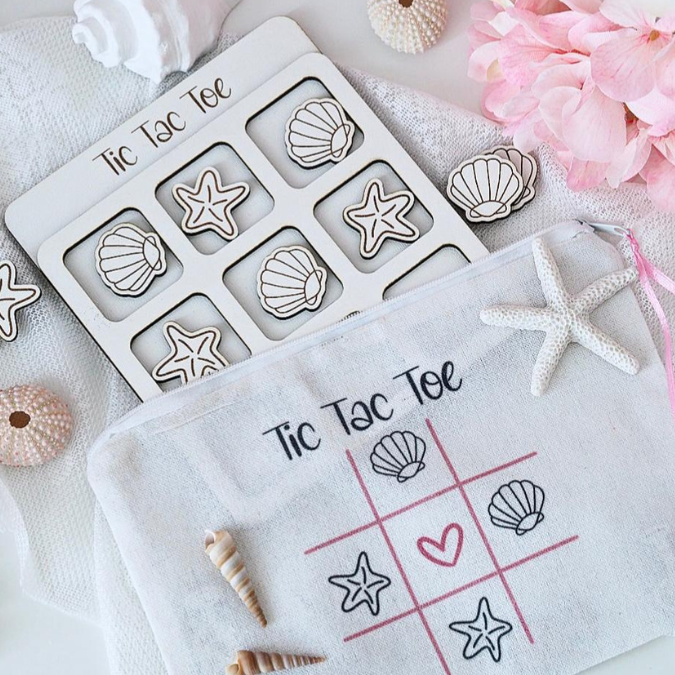 SVG Laserdatei Tic Tac Toe Spiel Urlaub Autobeschäftigung Sommerspiel Mitbringsel Zeitvertreib Kinder SVG-Datei – Bild 21