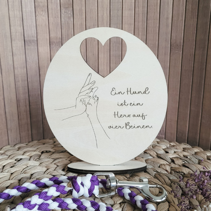 SVG Laserdatei Aufsteller 3mm und 4mm 3 Designs Hunde Hund Hundemensch Hundeliebe Erinnerung Tierliebe Haustier SVG Datei – Bild 9