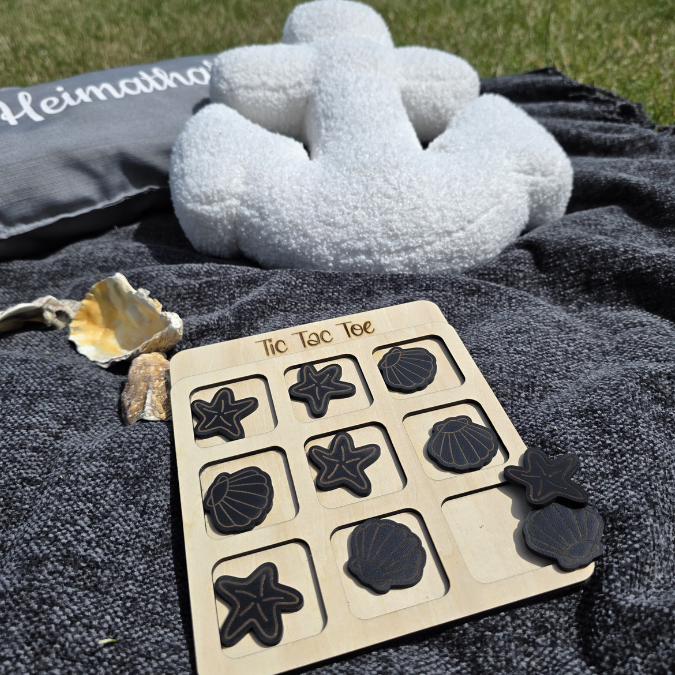SVG Laserdatei Tic Tac Toe Spiel Urlaub Autobeschäftigung Sommerspiel Mitbringsel Zeitvertreib Kinder SVG-Datei – Bild 15