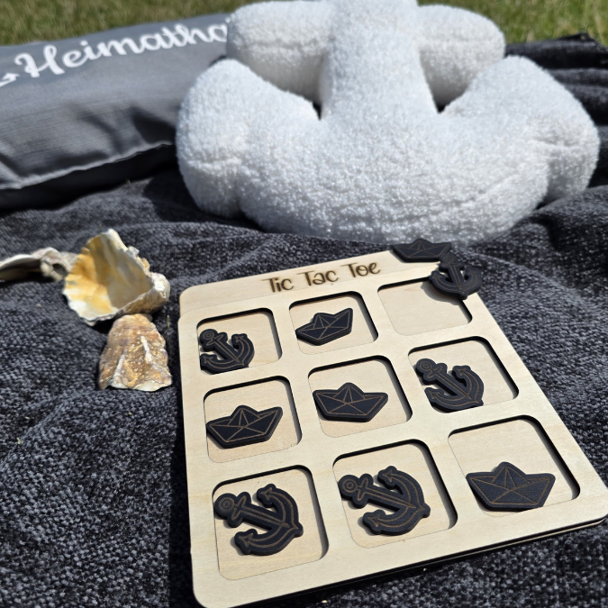 SVG Laserdatei Tic Tac Toe Spiel Urlaub Autobeschäftigung Sommerspiel Mitbringsel Zeitvertreib Kinder SVG-Datei – Bild 8