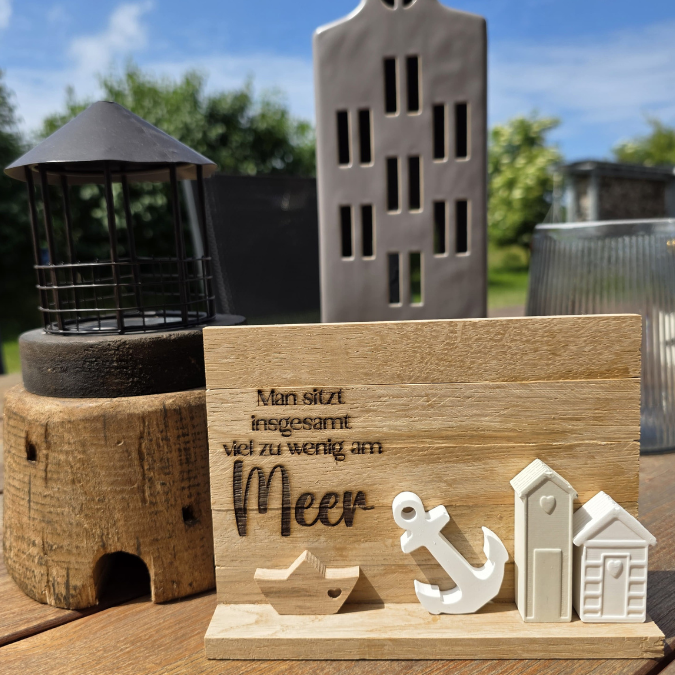 SVG Laser Datei Gravur Meer 2.0 Sommer Urlaub Strand Küste Strandkorb Laserdatei Plotterdatei – Bild 4