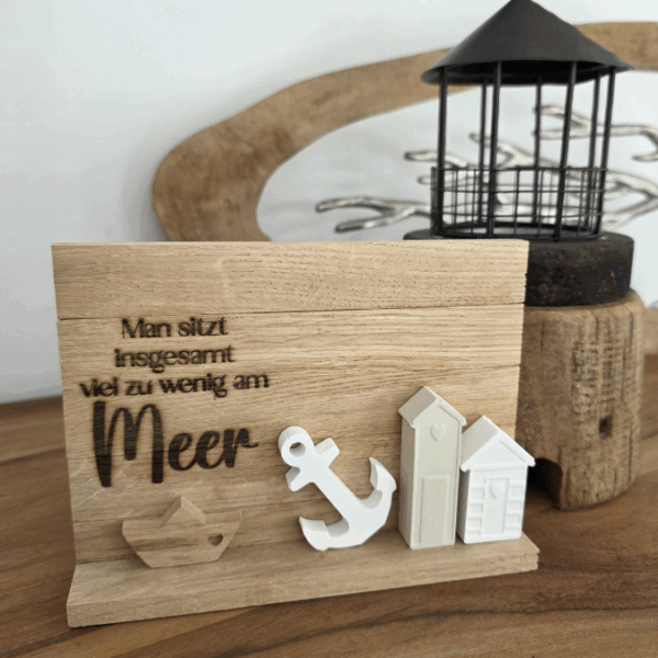SVG Laser Datei Gravur Meer 2.0 Sommer Urlaub Strand Küste Strandkorb Laserdatei Plotterdatei – Bild 5