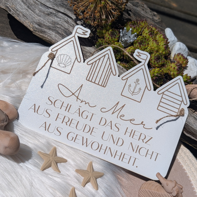 SVG Datei 3 Designs Schilder Holzscheiben Meer Maritim Laserdatei Urlaub Strand Nordsee Ostsee Strandkorb – Bild 24