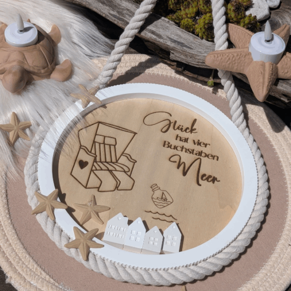 SVG Datei 3 Designs Holzscheiben Meer Maritim Laserdatei – Bild 7