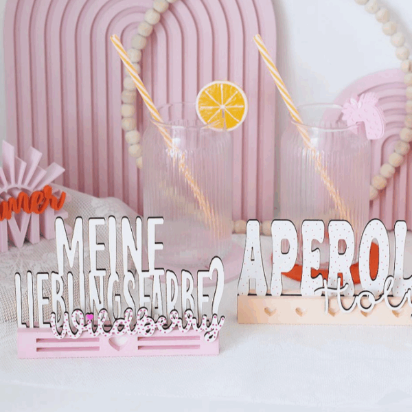 SVG Laserdatei Aufsteller 3mm und 4mm Klötzchen Datei Aperoli und Wildberry Holy Aperoli Aperol Lillet SVG Datei Sommer Deko Geschenkidee – Bild 21