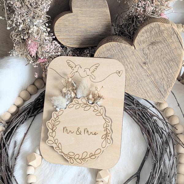SVG Laserdatei Karten zur Hochzeit zum füllen mit Blumen oder Geld Postkarten Grußkarten SVG Datei Hochzeitsgeschenk Ehe Braut – Bild 32