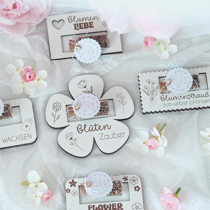 SVG Laserdatei Designs Halter für Blumensamen Samen Gastgeschenk Hochzeit Mitbringsel Geschenkidee SVG Datei Reagenzglas – Bild 18