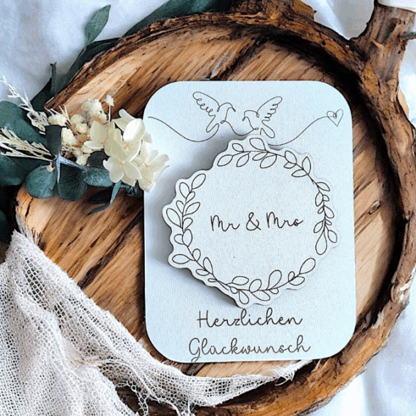 SVG Laserdatei Karten zur Hochzeit zum füllen mit Blumen oder Geld Postkarten Grußkarten SVG Datei Hochzeitsgeschenk Ehe Braut – Bild 33
