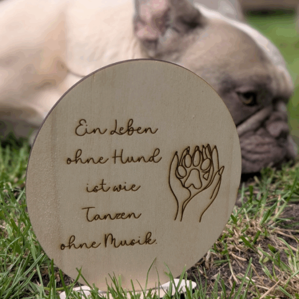 SVG Laserdatei Aufsteller 3mm und 4mm 3 Designs Hunde Hund Hundemensch Hundeliebe Erinnerung Tierliebe Haustier SVG Datei – Bild 19
