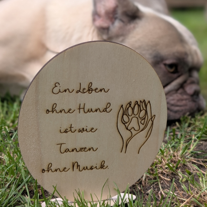 SVG Laserdatei Aufsteller 3mm und 4mm 3 Designs Hunde Hund Hundemensch Hundeliebe Erinnerung Tierliebe Haustier SVG Datei – Bild 19