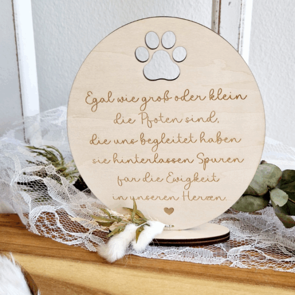 SVG Laserdatei Aufsteller 3mm und 4mm 3 Designs Hunde Hund Hundemensch Hundeliebe Erinnerung Tierliebe Haustier SVG Datei – Bild 13