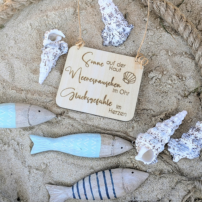 SVG Datei 3 Designs Schilder Holzscheiben Meer Maritim Laserdatei Urlaub Strand Nordsee Ostsee Strandkorb – Bild 29