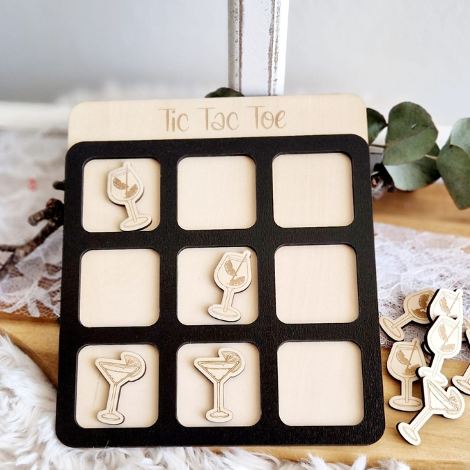 SVG Laserdatei Tic Tac Toe Spiel Urlaub Autobeschäftigung Sommerspiel Mitbringsel Zeitvertreib Kinder SVG-Datei – Bild 12