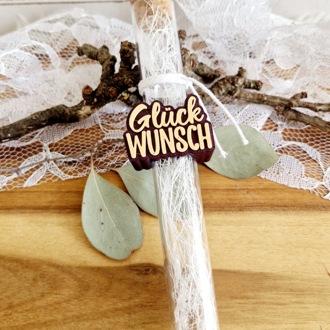3D Druck Datei STL 7 Designs in 3 Größen Geburtstag Aufschieber Wunscherfüller für Reagenzglas Geldgeschenk happy birthday 3D-Druck Datei – Bild 10