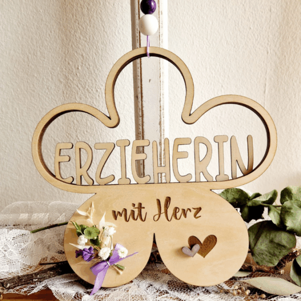 6 Designs Blumen zum Aufhängen und füllen mit Blumen oder Geld Hochzeit Muttertag Freundschaft Mama Oma Danke SVG Laserdatei Lasercut – Bild 3