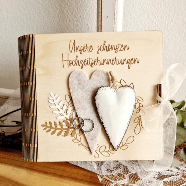 3mm 4mm SVG Laserdatei Geschenk zur Hochzeit Fotobuch 2.0 Holzbuch Fotoalbum Box für Fotos aufbewahrung Polaroid Hochzeitsalbum SVG Datei – Bild 15