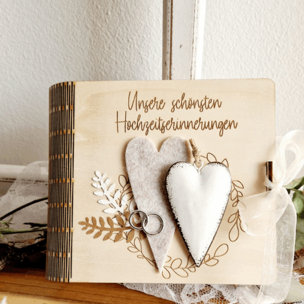 3mm 4mm SVG Laserdatei Geschenk zur Hochzeit Fotobuch 2.0 Holzbuch Fotoalbum Box für Fotos aufbewahrung Polaroid Hochzeitsalbum SVG Datei – Bild 16