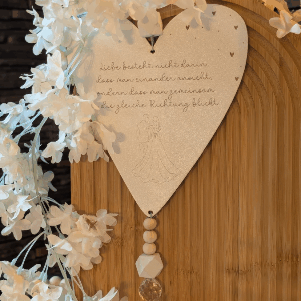 SVG Laserdatei 4 Designs Holzscheiben Herz Hochzeitsgeschenk Geschenkscheibe Geldgeschenk Sonnenfänger Hochzeit Ehe SVG Datei – Bild 8
