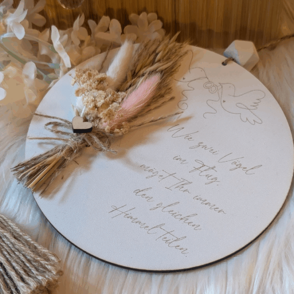 SVG Laserdatei 4 Designs Holzscheiben Herz Hochzeitsgeschenk Geschenkscheibe Geldgeschenk Sonnenfänger Hochzeit Ehe SVG Datei – Bild 10