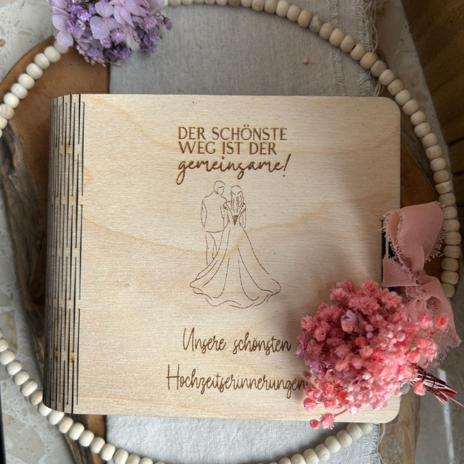 3mm 4mm SVG Laserdatei Geschenk zur Hochzeit Fotobuch 2.0 Holzbuch Fotoalbum Box für Fotos aufbewahrung Retrorahmen Vintage rahmen Hochzeitsalbum SVG Datei – Bild 6
