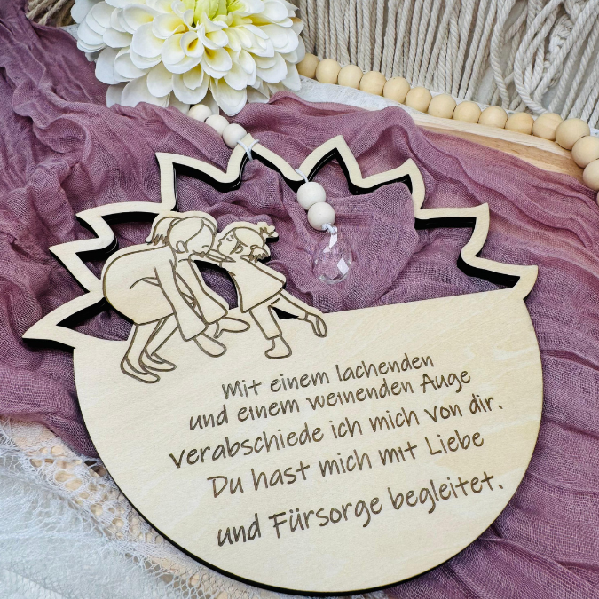 6 Designs Blumen zum Aufhängen und füllen mit Blumen oder Geld Kindergartenabschier Erzieherin KiTa Erzieherin Danke SVG Laserdatei Lasercut – Bild 5