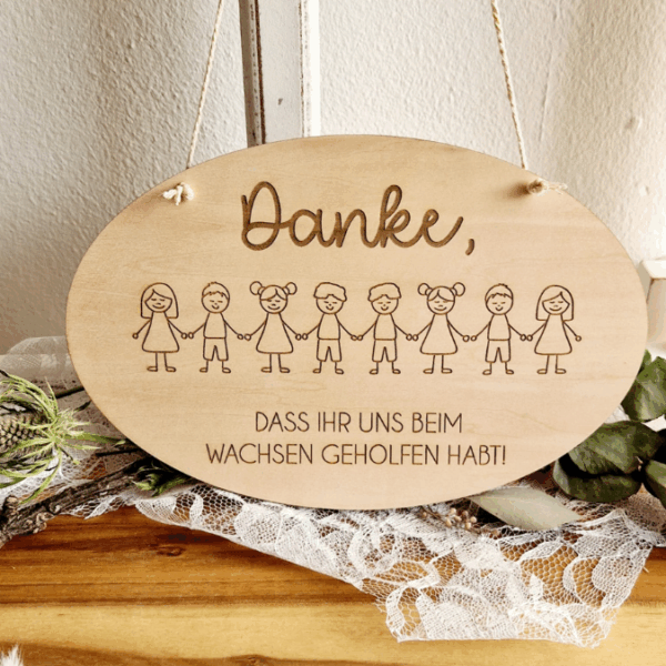 SVG Laserdatei 2er Set Schilder Holzscheiben Geschenkidee Abschied Kindergarten Kindergartenabschied Danke Kita Kiga SVG Datei – Bild 6