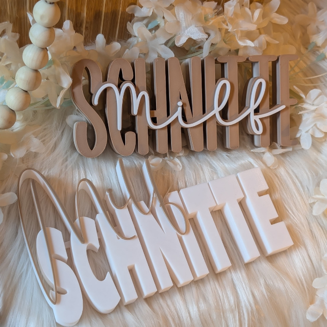 STL 3D Druck Datei 2er Schriftzug Statement MILF Schnitte Bad Mom Lustig Aufsteller 3D-Druck Datei – Bild 3