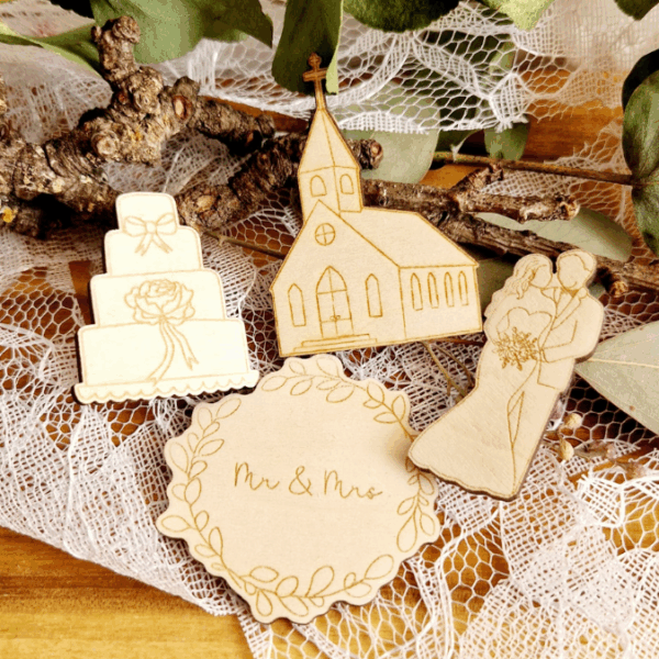 SVG Laserdatei Karten zur Hochzeit zum füllen mit Blumen oder Geld Postkarten Grußkarten SVG Datei Hochzeitsgeschenk Ehe Braut – Bild 3