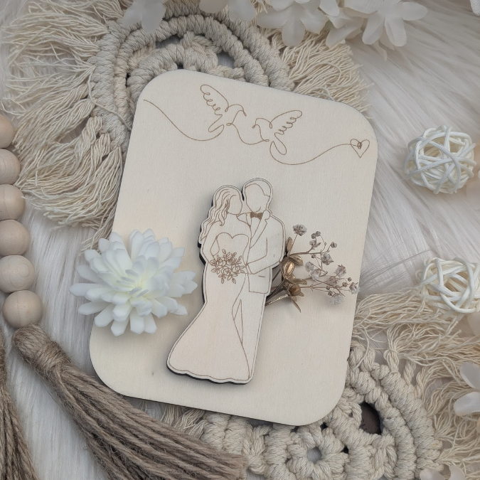 SVG Laserdatei Karten zur Hochzeit zum füllen mit Blumen oder Geld Postkarten Grußkarten SVG Datei Hochzeitsgeschenk Ehe Braut – Bild 28