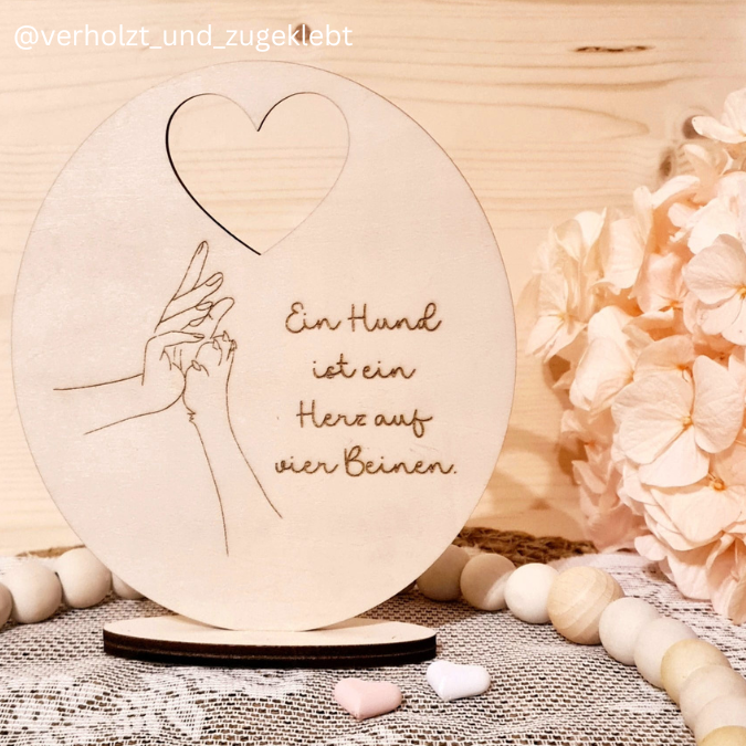 SVG Laserdatei Aufsteller 3mm und 4mm 3 Designs Hunde Hund Hundemensch Hundeliebe Erinnerung Tierliebe Haustier SVG Datei – Bild 11