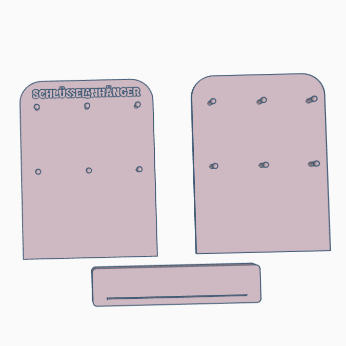 STL 3D Druck Datei Schlüsselanhänger Ständer Halter für Schlüsselanhänger Anhänger Aufsteller Präsenter 3D-Druck Datei – Bild 2