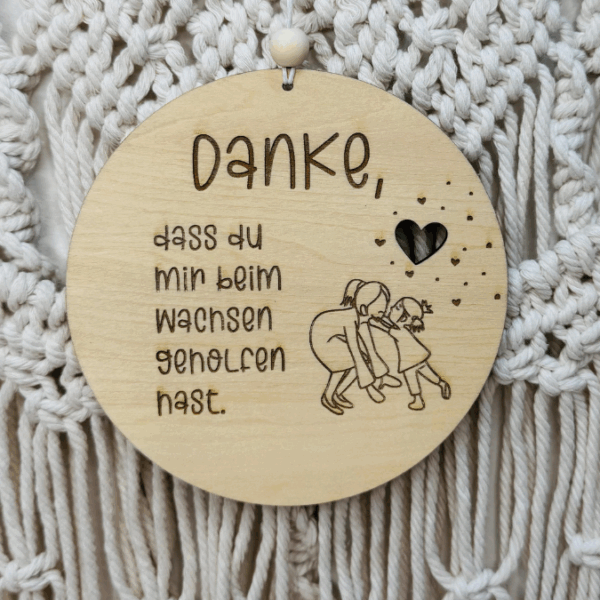 SVG Laserdatei 6 Designs Schilder Holzscheiben Geschenkidee Abschied Kindergarten Erzieherin Kindergartenabschied Danke Kita Kiga SVG Datei – Bild 8
