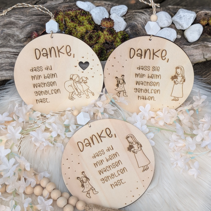 SVG Laserdatei 6 Designs Schilder Holzscheiben Geschenkidee Abschied Kindergarten Erzieherin Kindergartenabschied Danke Kita Kiga SVG Datei – Bild 28