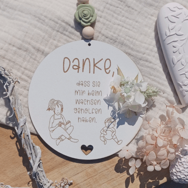 SVG Laserdatei 6 Designs Schilder Holzscheiben Geschenkidee Abschied Kindergarten Erzieherin Kindergartenabschied Danke Kita Kiga SVG Datei – Bild 31