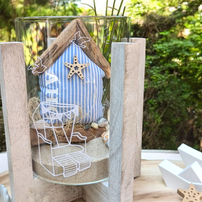 SVG Datei 3 Designs Schilder Holzscheiben Meer Maritim Laserdatei Urlaub Strand Nordsee Ostsee Strandkorb – Bild 9