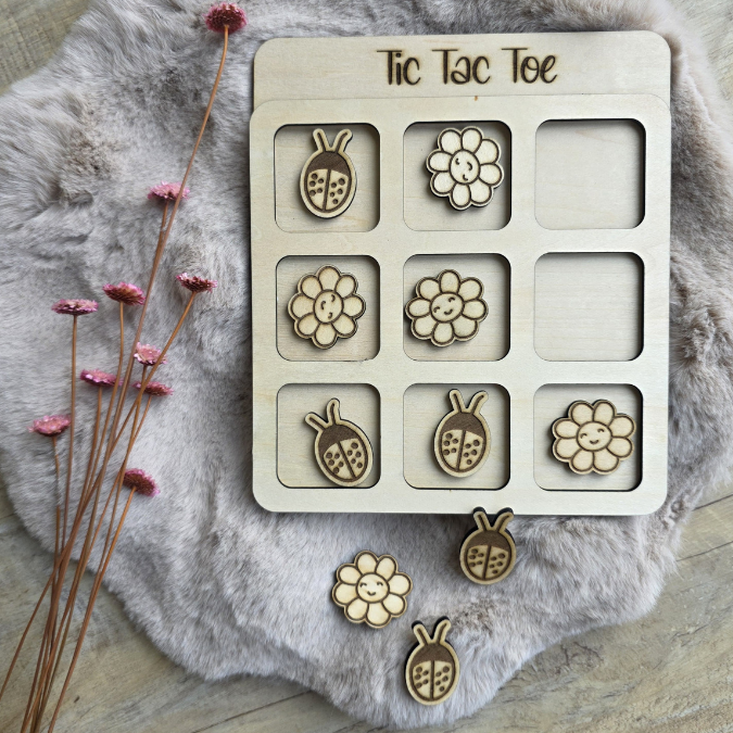 SVG Laserdatei Tic Tac Toe Spiel Urlaub Autobeschäftigung Sommerspiel Mitbringsel Zeitvertreib Kinder SVG-Datei – Bild 14