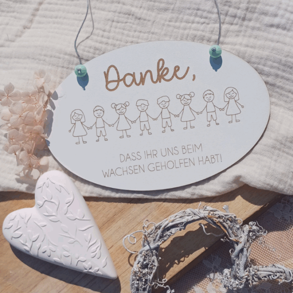 SVG Laserdatei 2er Set Schilder Holzscheiben Geschenkidee Abschied Kindergarten Kindergartenabschied Danke Kita Kiga SVG Datei – Bild 13
