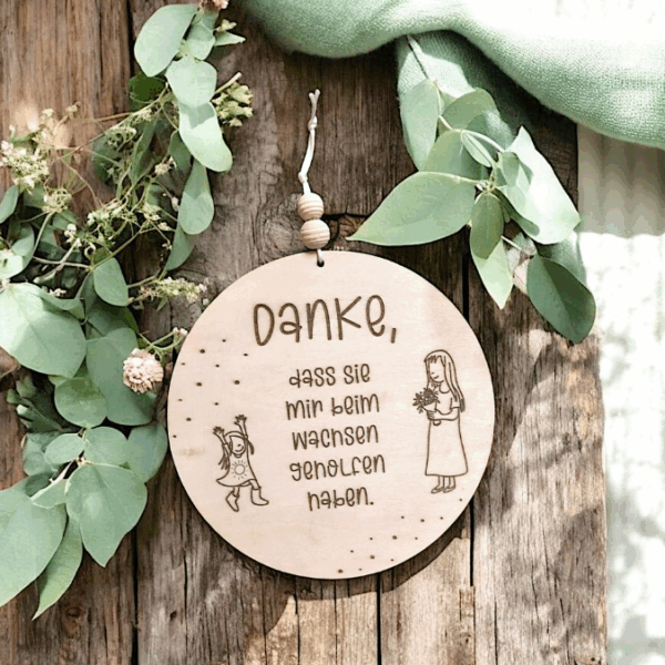 SVG Laserdatei 6 Designs Schilder Holzscheiben Geschenkidee Abschied Kindergarten Erzieherin Kindergartenabschied Danke Kita Kiga SVG Datei – Bild 14