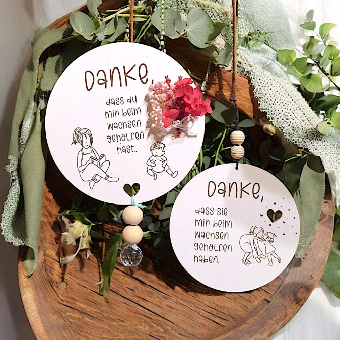 SVG Laserdatei 6 Designs Schilder Holzscheiben Geschenkidee Abschied Kindergarten Erzieherin Kindergartenabschied Danke Kita Kiga SVG Datei – Bild 15