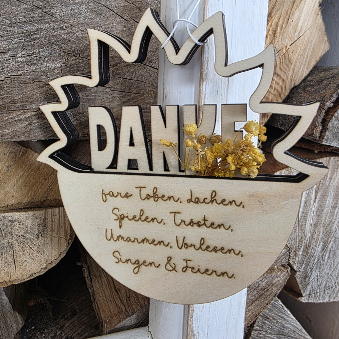 6 Designs Blumen zum Aufhängen und füllen mit Blumen oder Geld Kindergartenabschier Erzieherin KiTa Erzieherin Danke SVG Laserdatei Lasercut – Bild 16