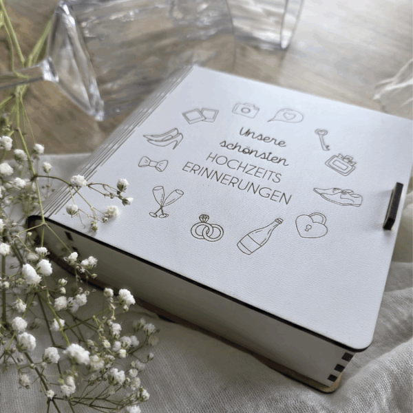 3mm 4mm SVG Laserdatei Geschenk zur Hochzeit Fotobuch 2.0 Holzbuch Fotoalbum Box für Fotos aufbewahrung Polaroid Hochzeitsalbum SVG Datei – Bild 10