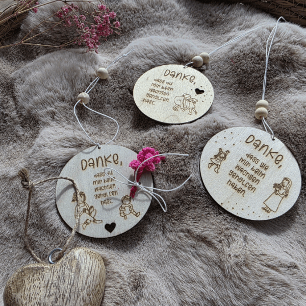 SVG Laserdatei 6 Designs Schilder Holzscheiben Geschenkidee Abschied Kindergarten Erzieherin Kindergartenabschied Danke Kita Kiga SVG Datei – Bild 11