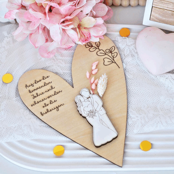 SVG Laserdatei Karten zur Hochzeit zum füllen mit Blumen oder Geld Postkarten Grußkarten SVG Datei Hochzeitsgeschenk Ehe Braut – Bild 7