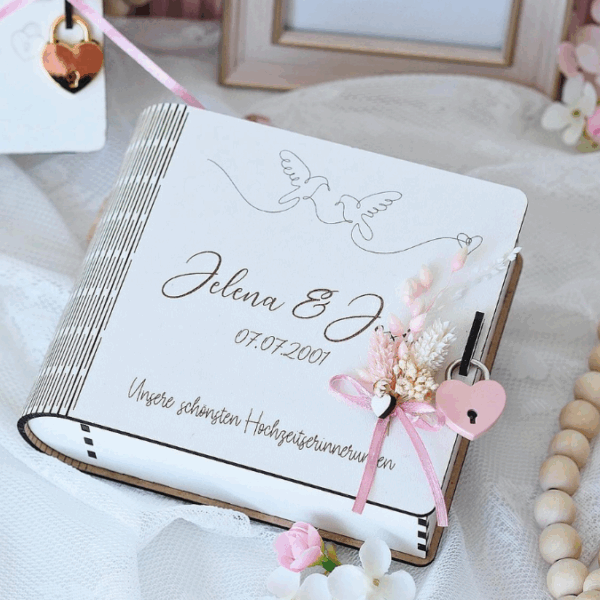 3mm 4mm SVG Laserdatei Geschenk zur Hochzeit Fotobuch 2.0 Holzbuch Fotoalbum Box für Fotos aufbewahrung Polaroid Hochzeitsalbum SVG Datei – Bild 19