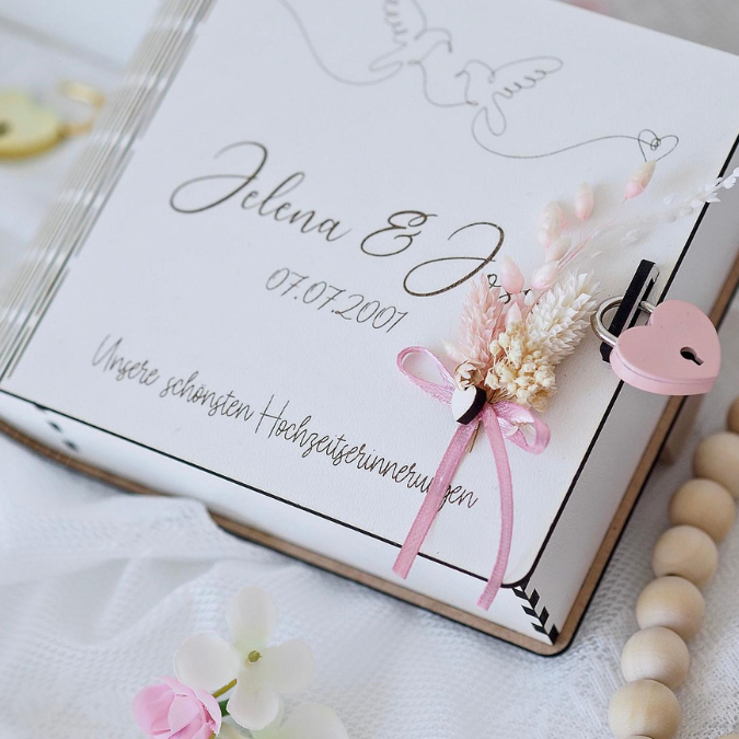 3mm 4mm SVG Laserdatei Geschenk zur Hochzeit Fotobuch 2.0 Holzbuch Fotoalbum Box für Fotos aufbewahrung Retrorahmen Vintage rahmen Hochzeitsalbum SVG Datei – Bild 20